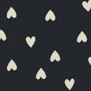 Women's Long Sleeve HannaSoft™ Pajama Set in Flourishing Hearts on Black - swatch