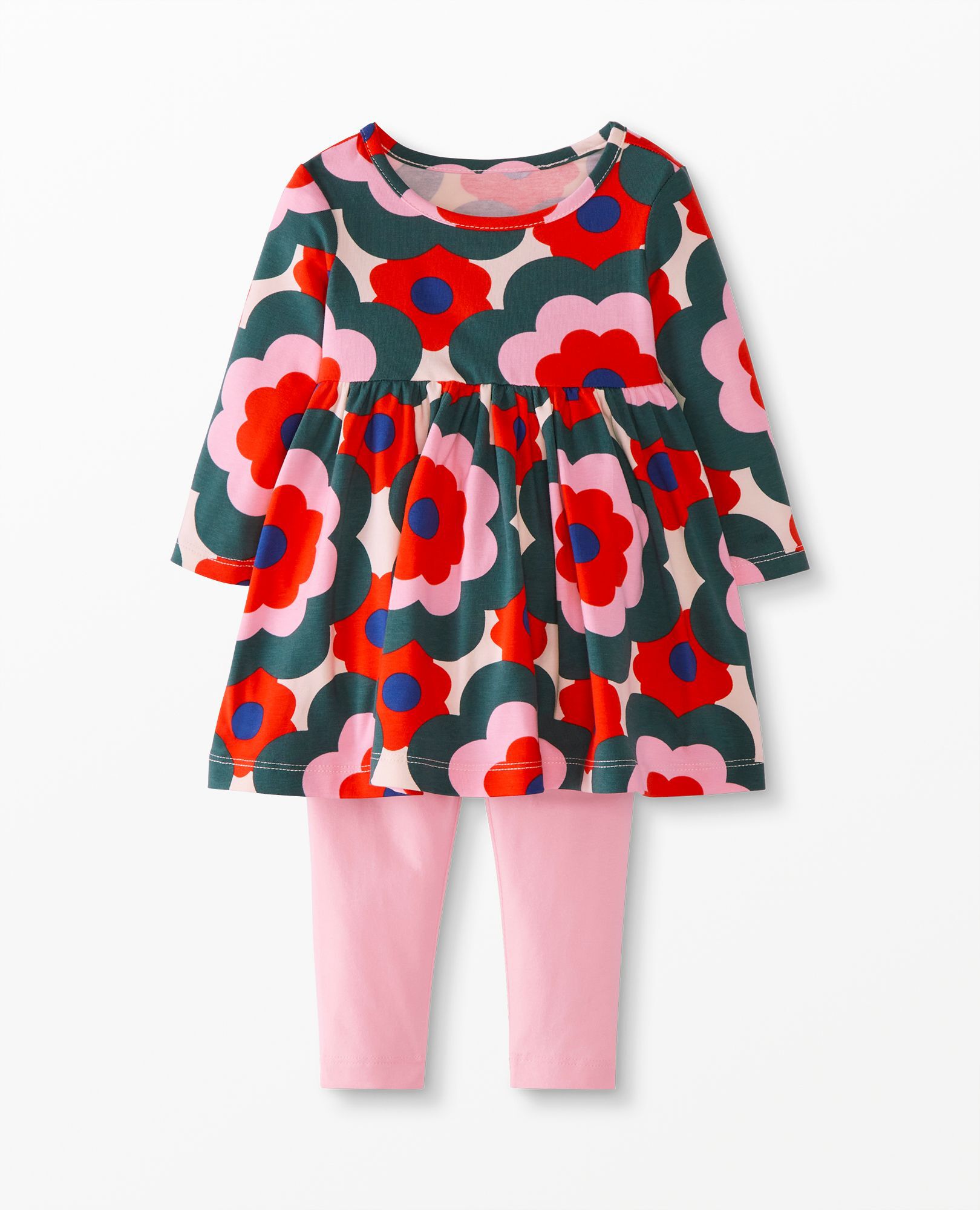 Baby Long Sleeve Skater Dress & Leggings Set | Hanna Andersson Baby Long Sleeve Skater Dress & Leggings Set | Hanna Andersson