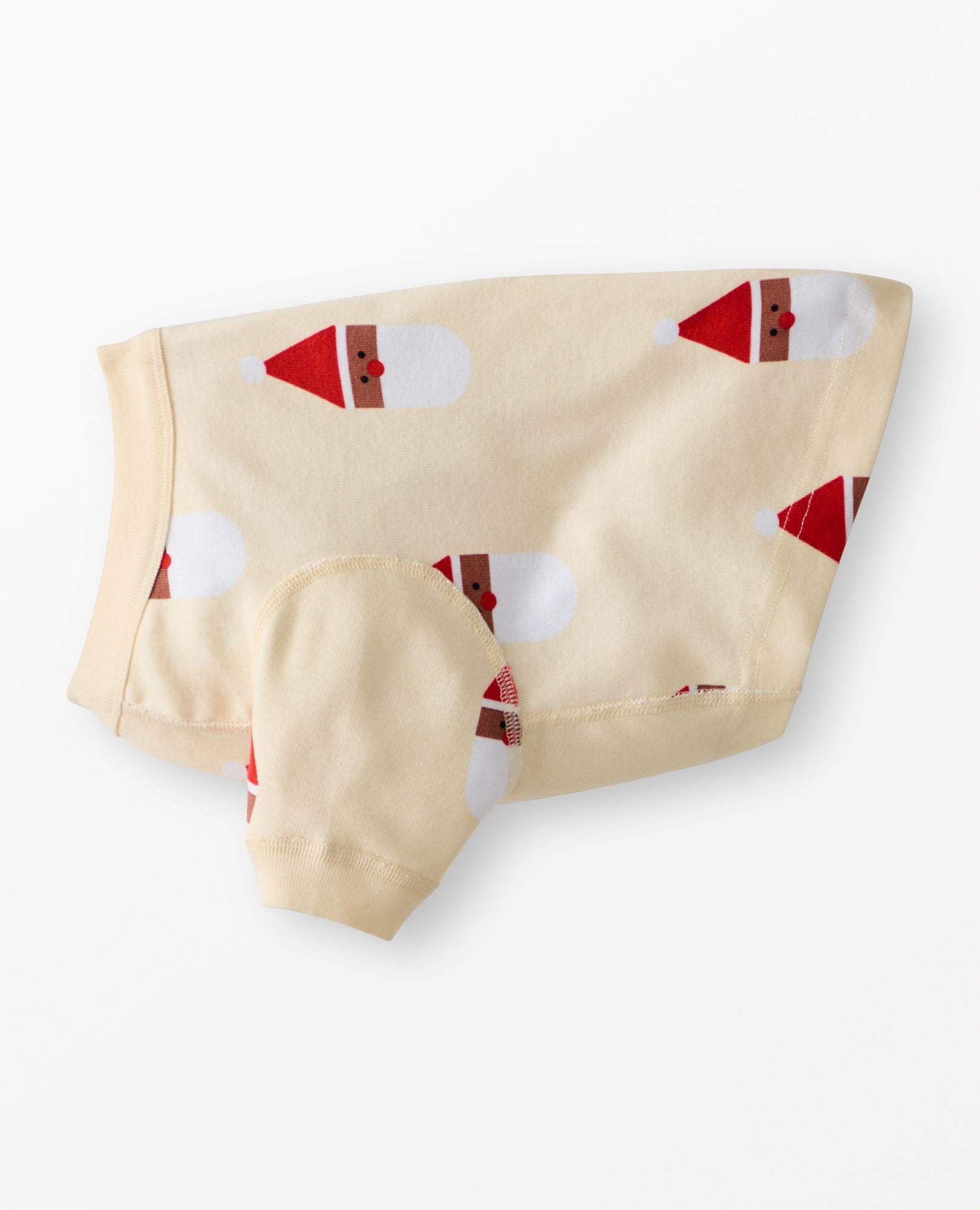 Holiday Dog Pajamas in Scandi Santa on Almond Oil - main