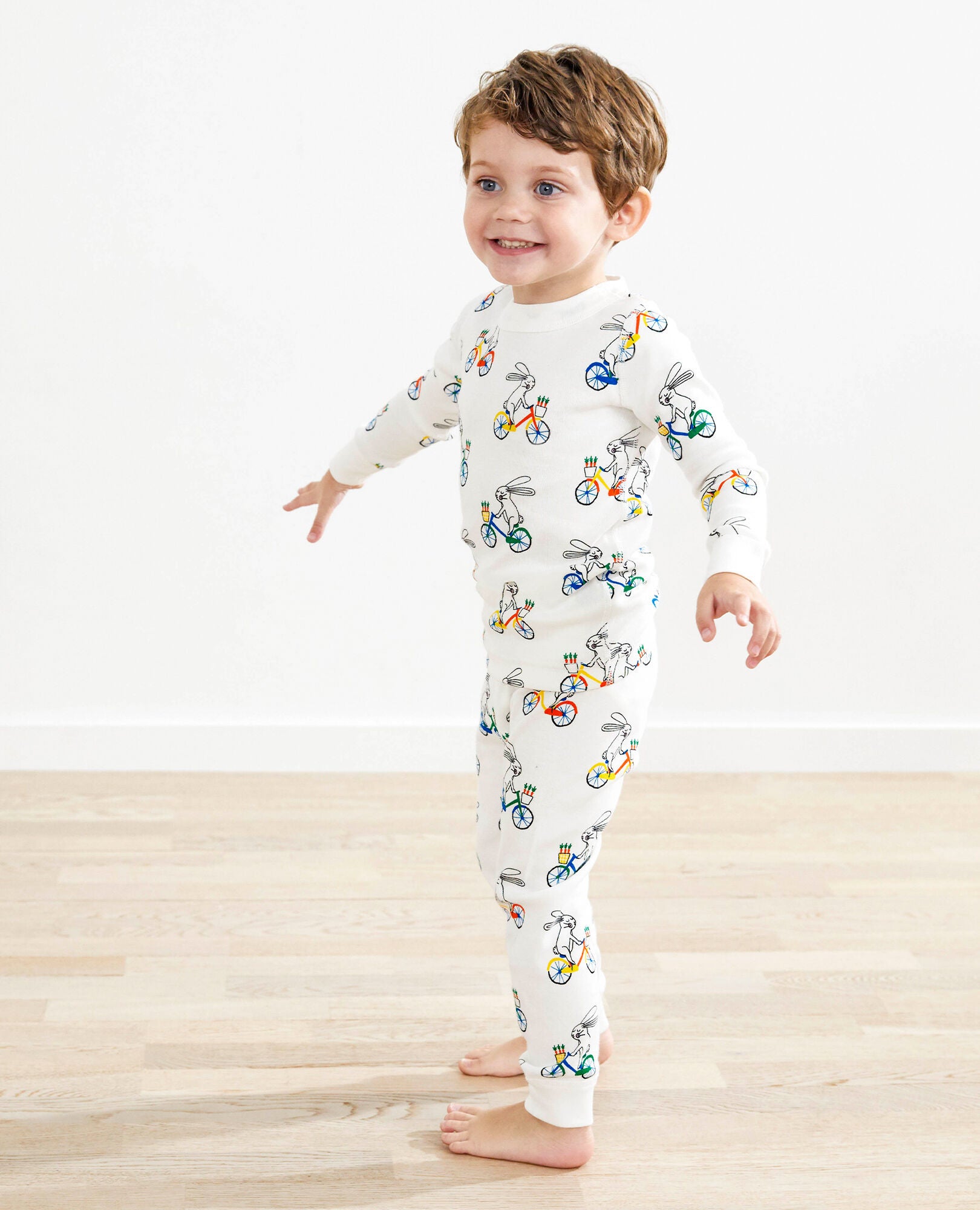 Long John Pajamas In Organic Cotton