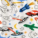 Kids Crayola® Color Your Dreams Short John Pajama Set in Color-In Vehicles - swatch