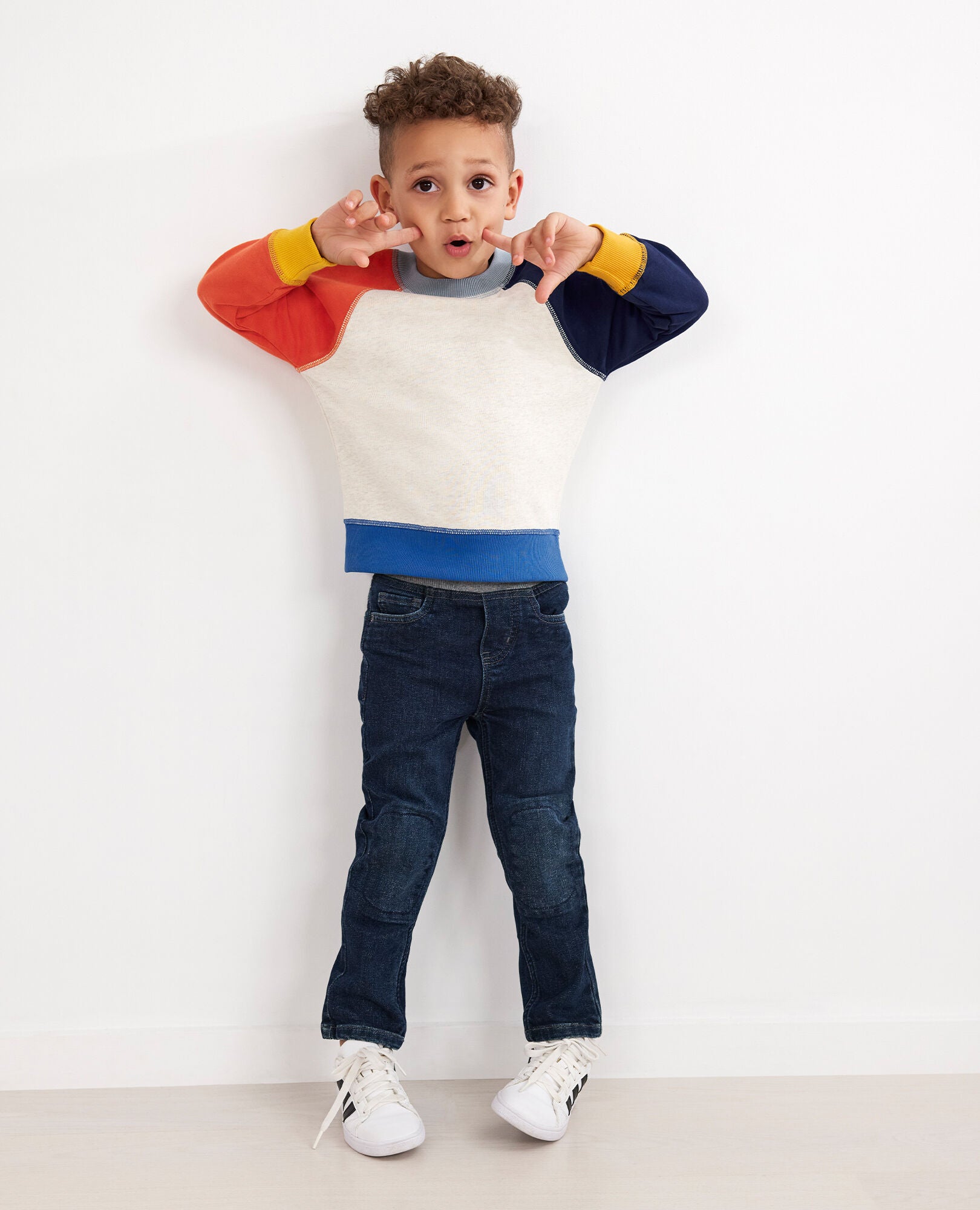 Boys double shop knee jeans