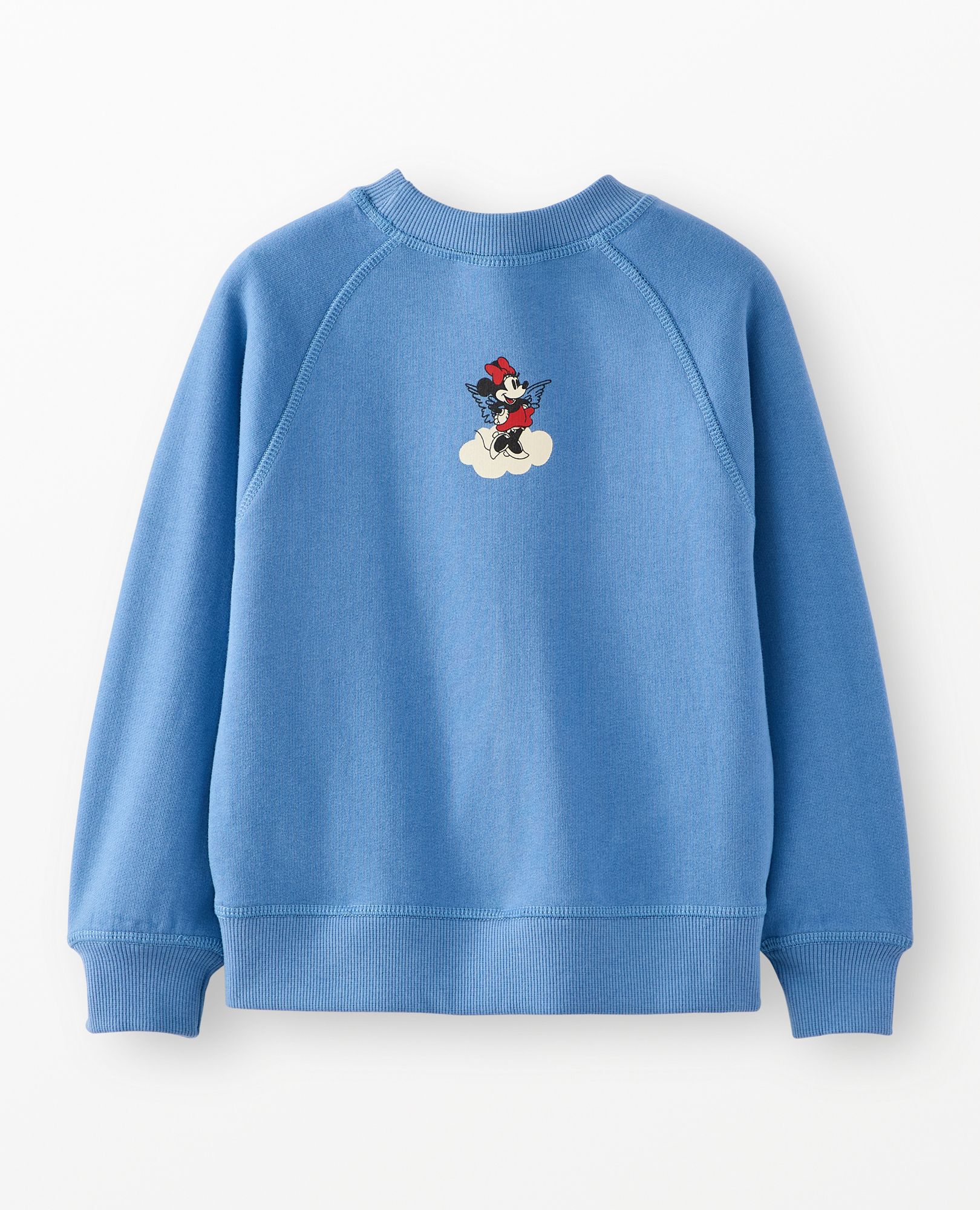 Disney Mickey Mouse French Terry Sweatshirt in Mickey Minnie Cupid Blue - main