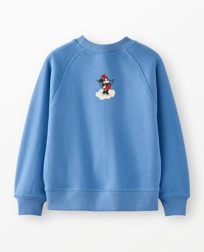 Disney Mickey Mouse French Terry Sweatshirt in Mickey Minnie Cupid Blue - main