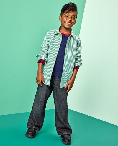 Loose Fit Jeans in Black Wash - main