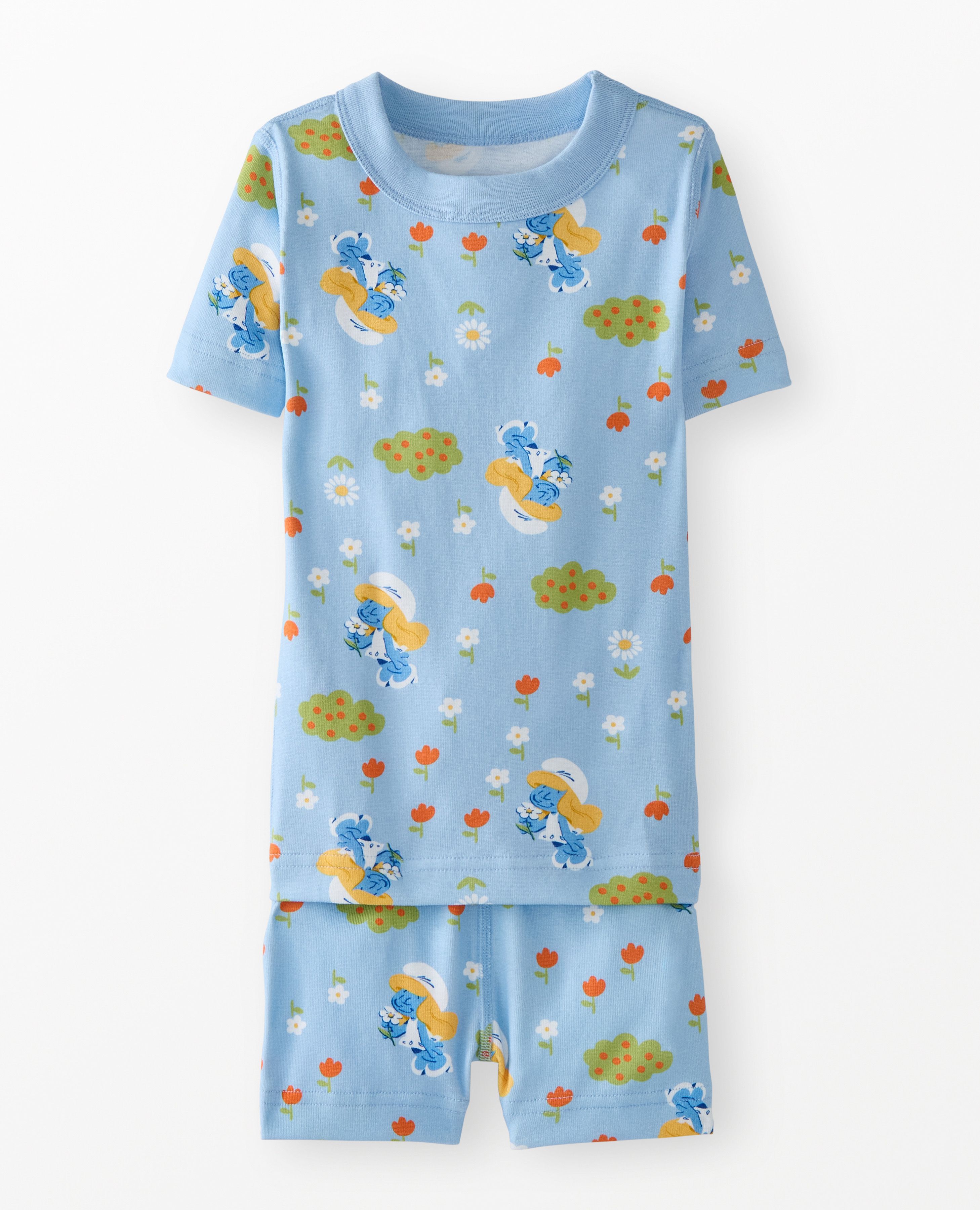 Smurfs HannaJams™ Pajama Set in Floral Smurfette - main