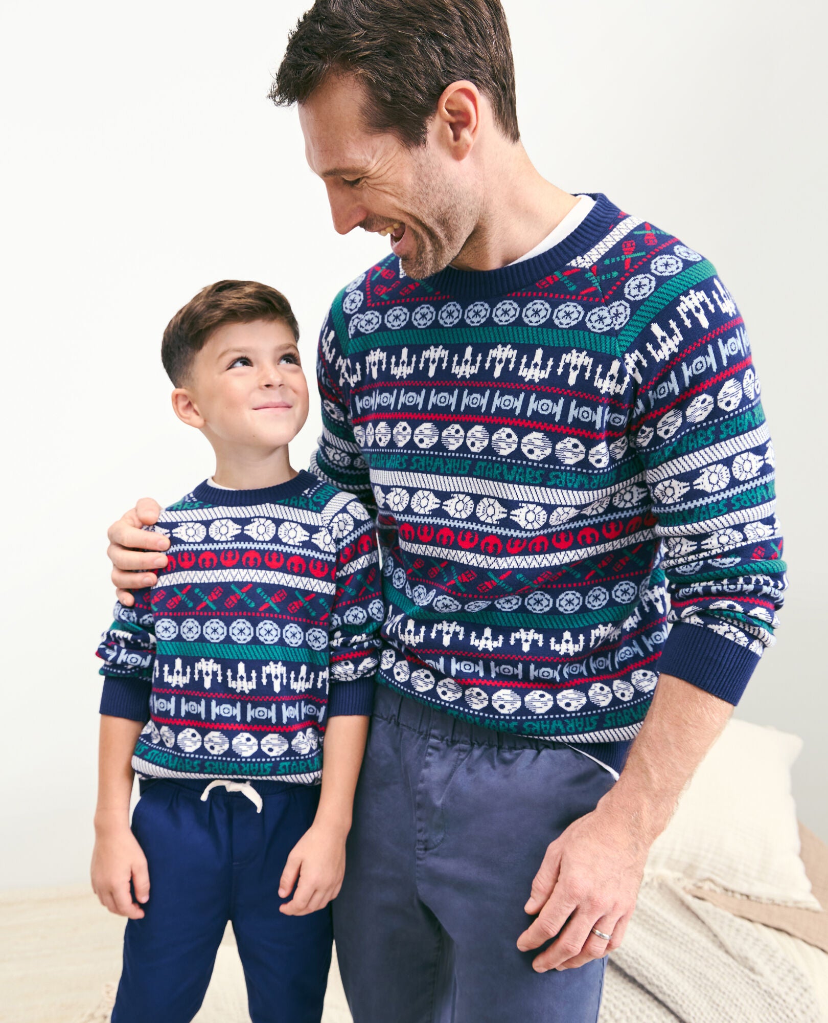 Matching family sweaters top