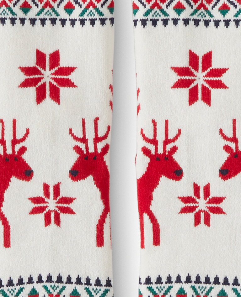 Adult Unisex Soft Knit Socks in Dear Deer - main