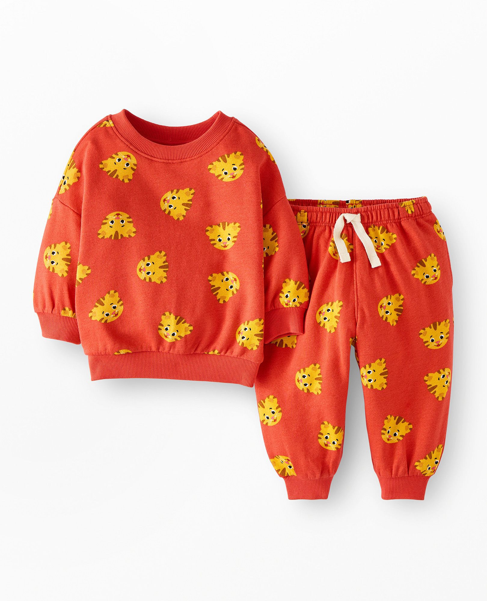 Daniel Tiger Oversized French Terry Sweatshirt & Sweatpants Set in Daniel Tiger - main