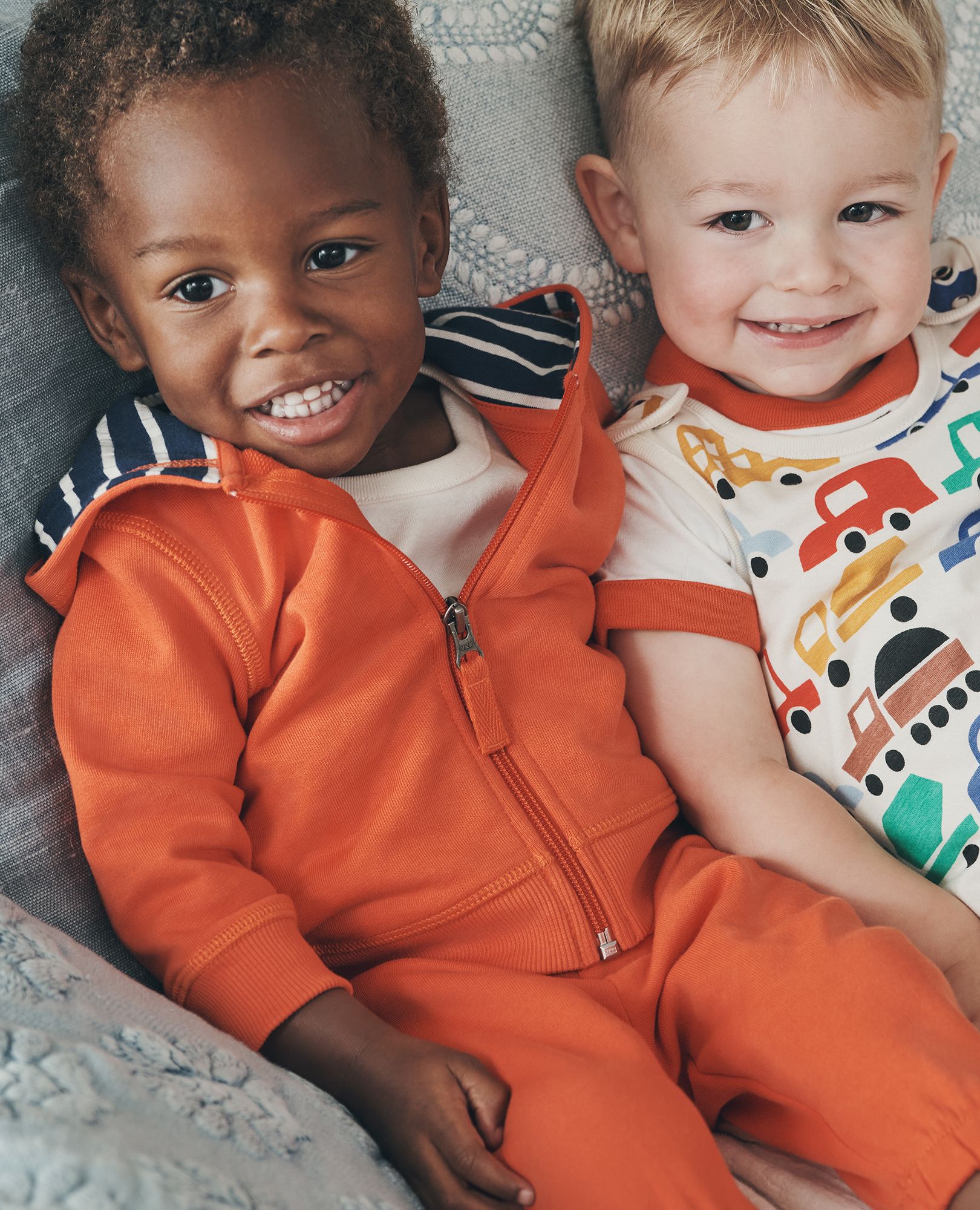 Orange baby hoodie on sale