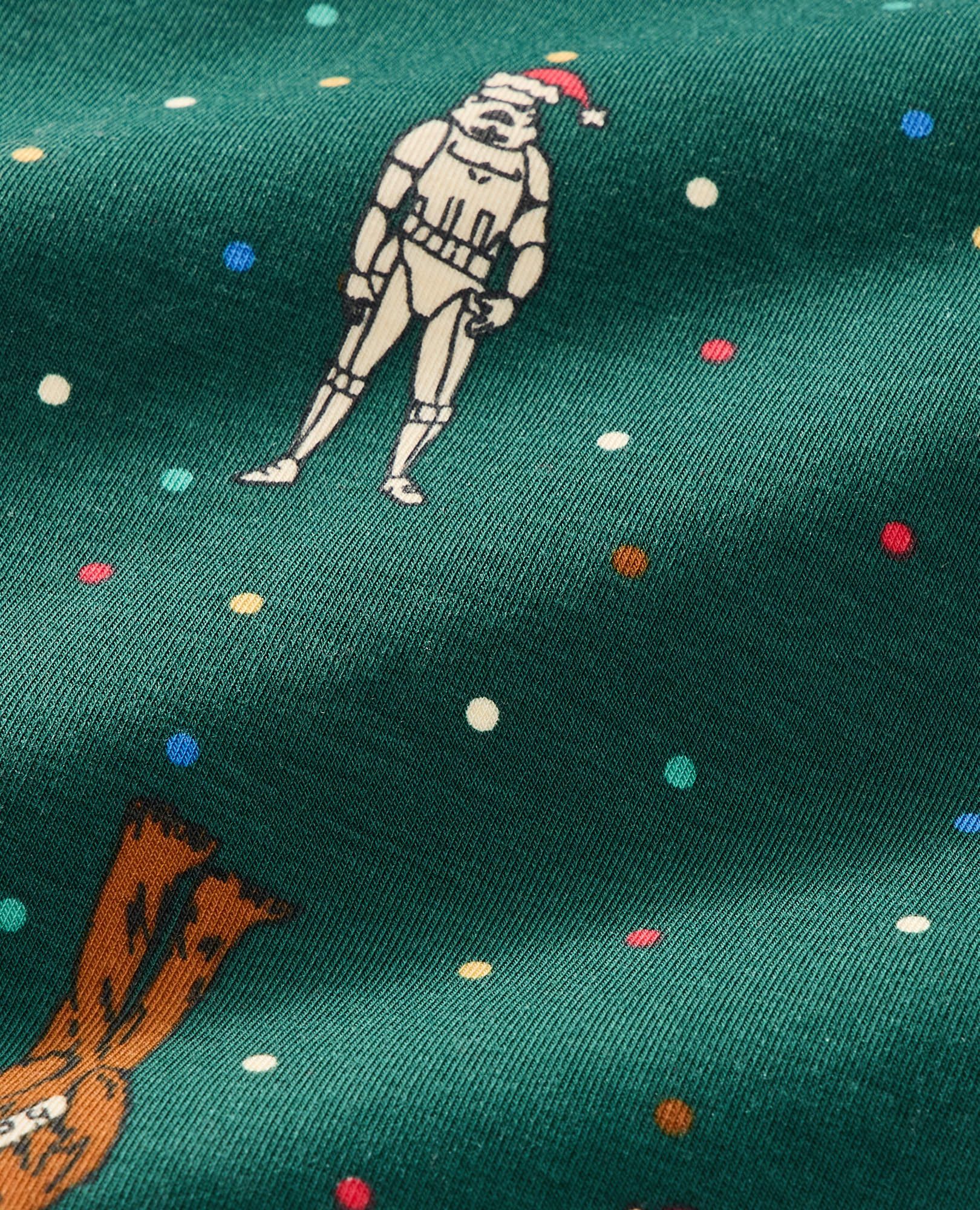 STAR WARS™ Holiday HannaSoft™ Stretch Pajama Set in Star Wars Holiday Multi - Green - main