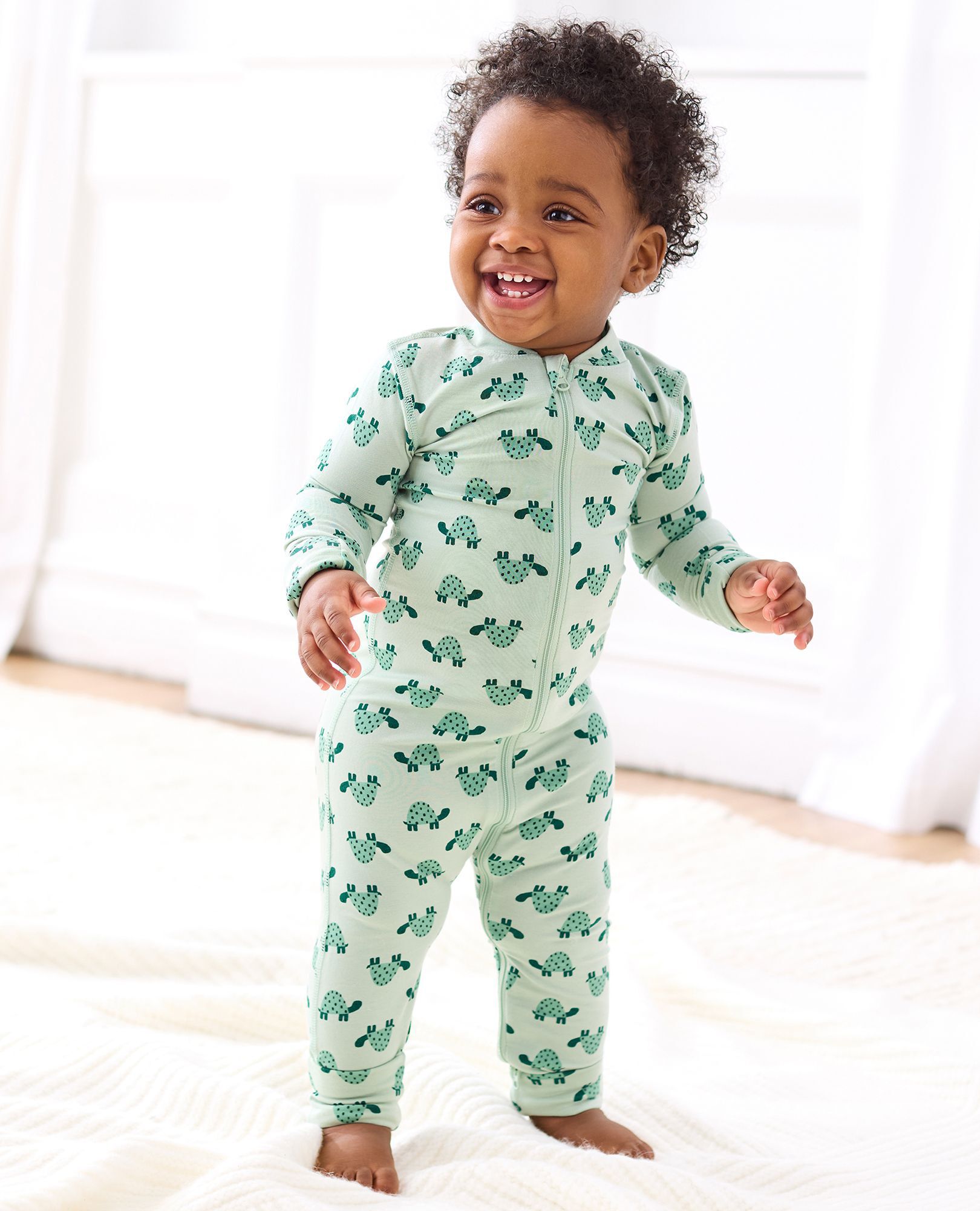 Baby 2 Way Zip Sleeper in HannaSoft