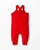Baby Sweater Overalls in Hanna Red - main
