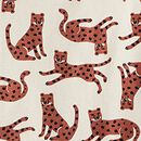 HannaJams™ Pajama Set in Romy the Cheetah on Ecru - swatch