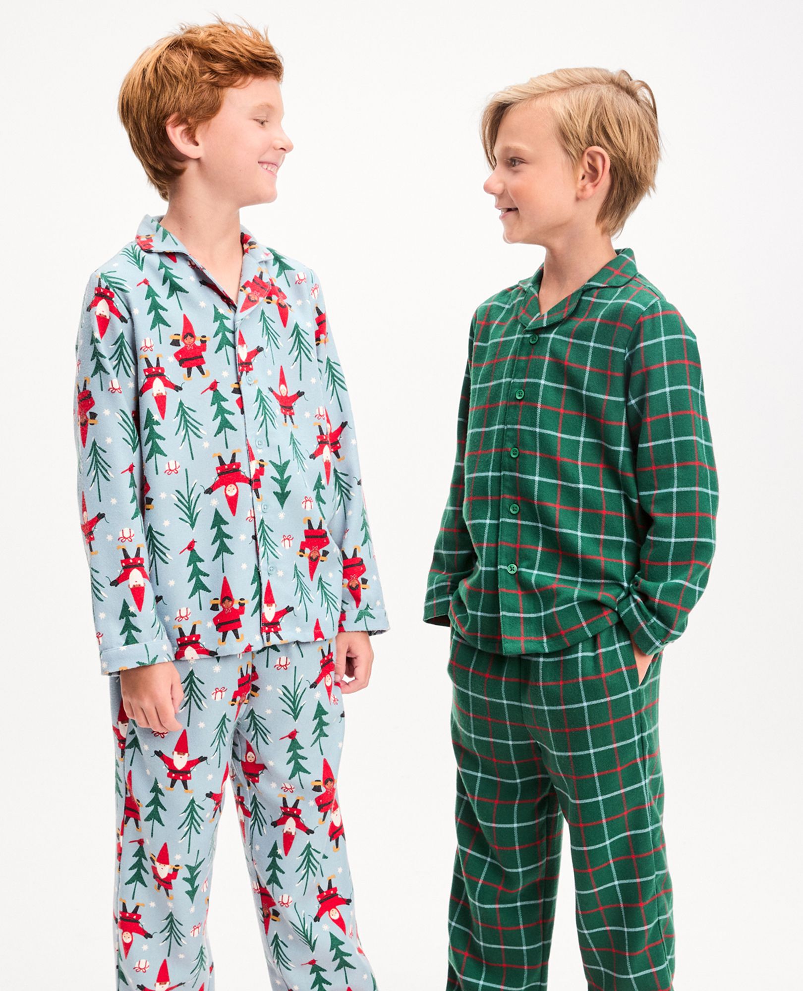 Kids flannel christmas pajamas sale