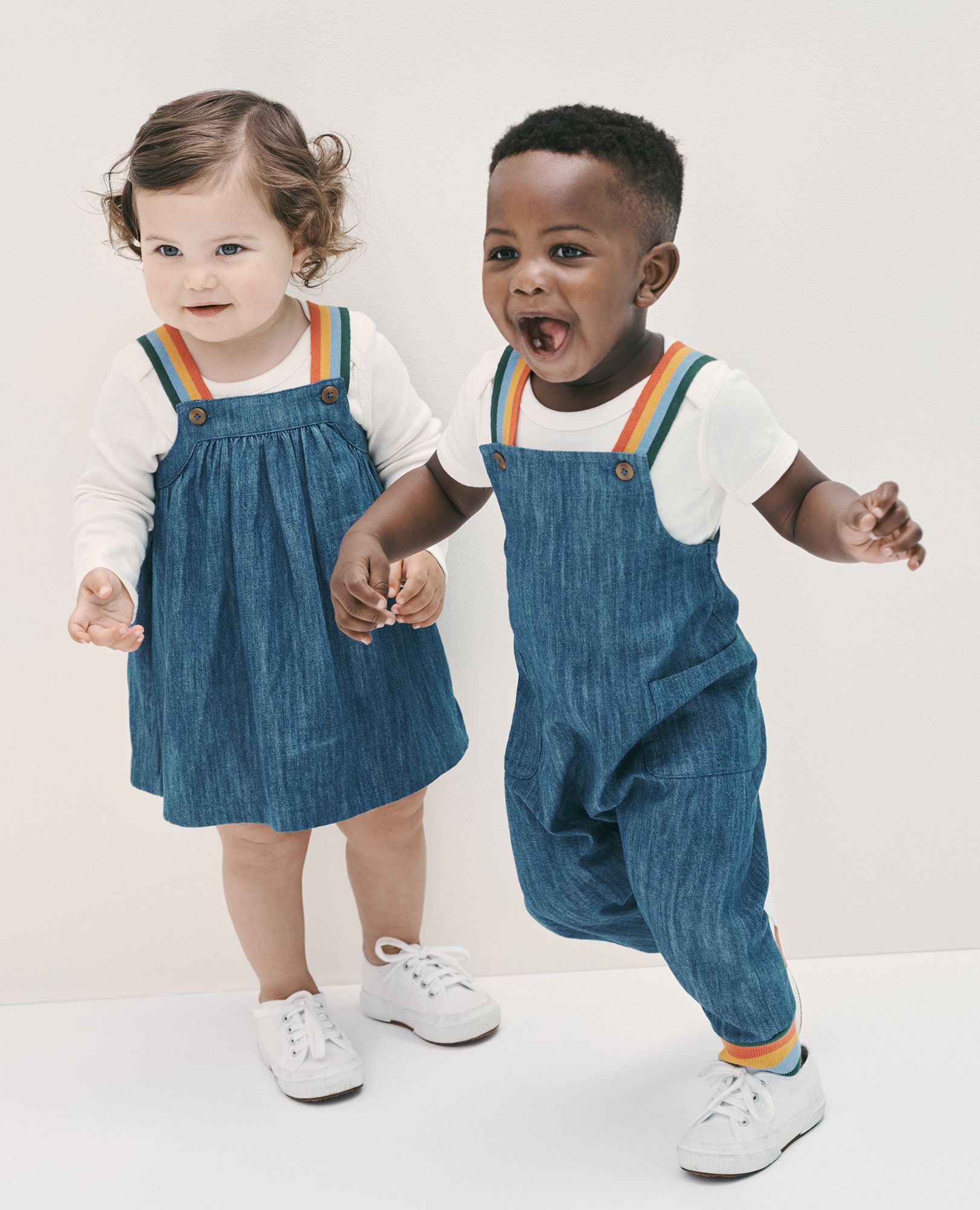 Chambray jumper dress discount