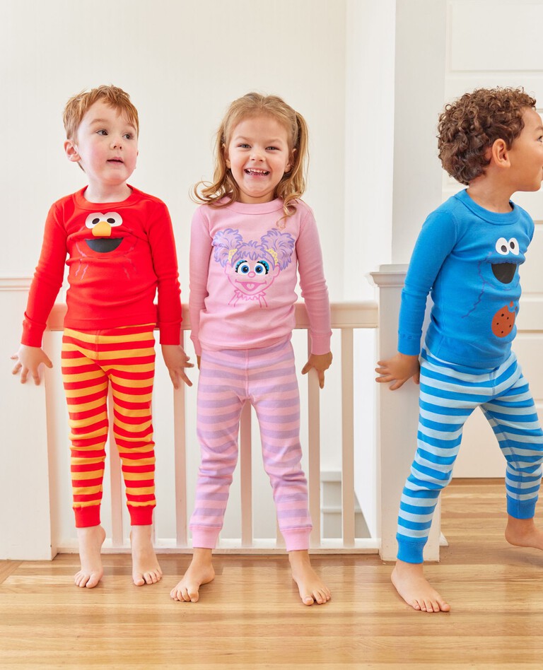 Sesame Street Long John Pajama Set in Cookie Monster - main