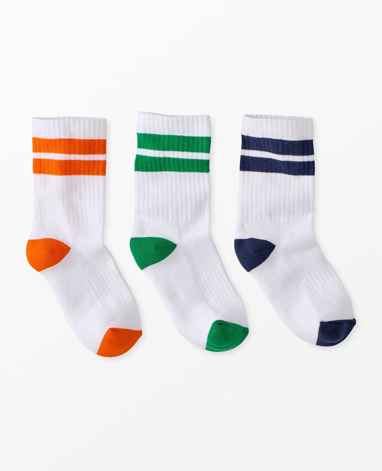 Bright Basics Socks 3-Pack in Blue Multi - main