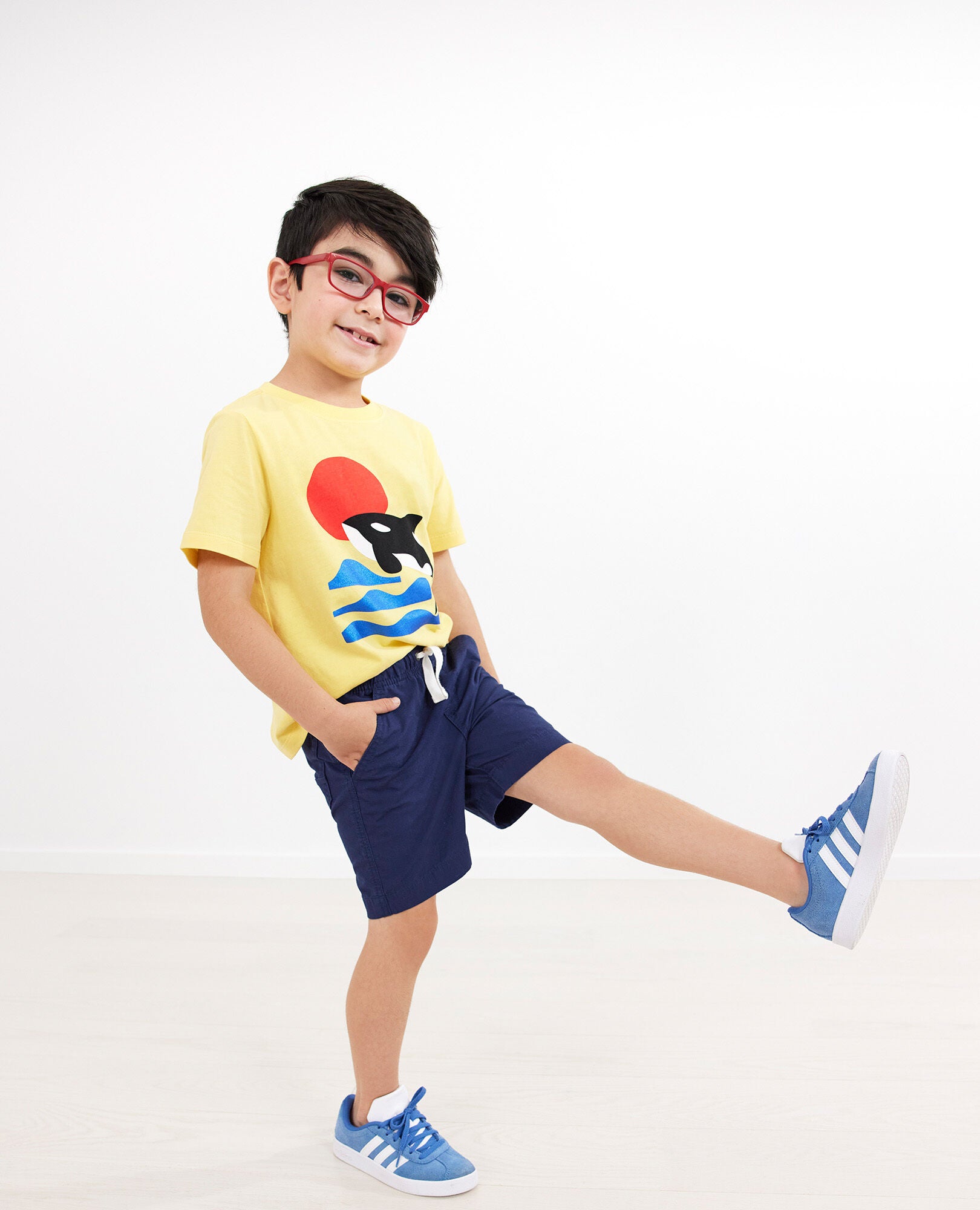 Boys store navy shorts