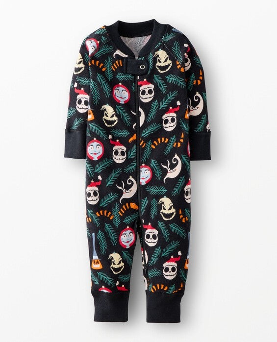Baby Disney Tim Burton's The Nightmare Before Christmas HannaJams™ Sleeper Pajamas in Nbc Ornaments - - Size 3-6 mos by Hanna Andersson