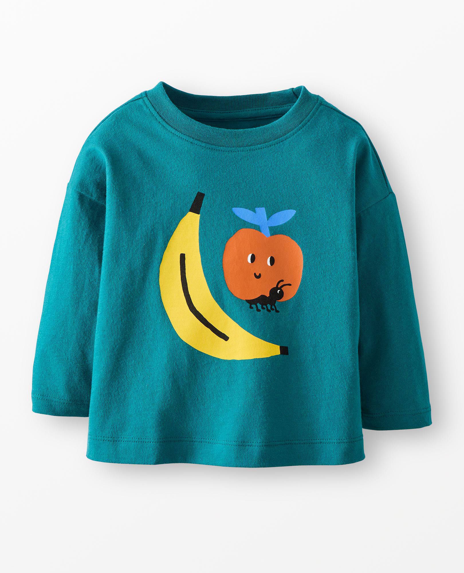Long Sleeve Relaxed Fit Graphic T-Shirt in Antsy for Fruit - main