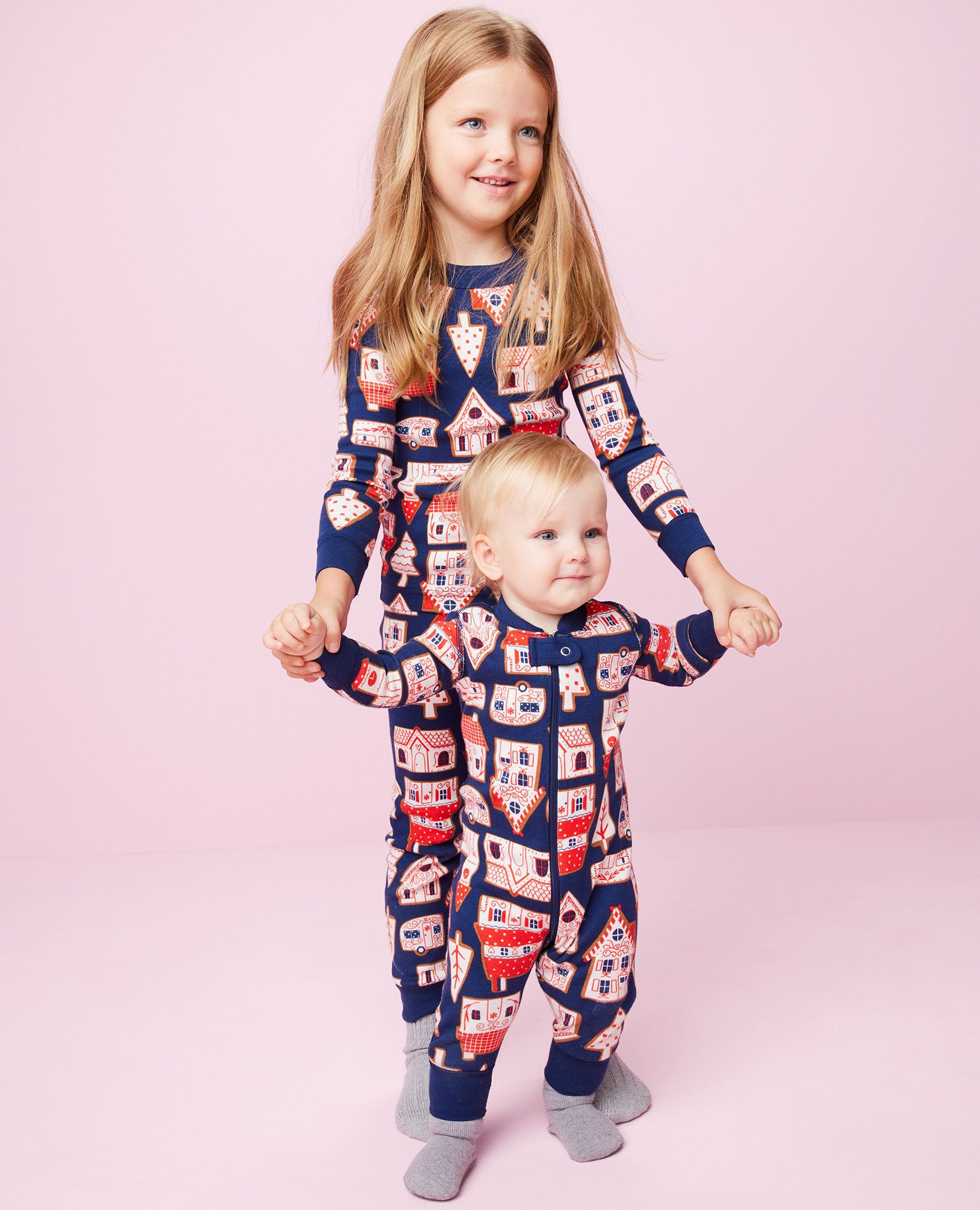 Holiday Print Baby Zip Sleeper