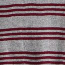 Waffle Hoodie in Dark Heather/Cherry Lacquer - swatch