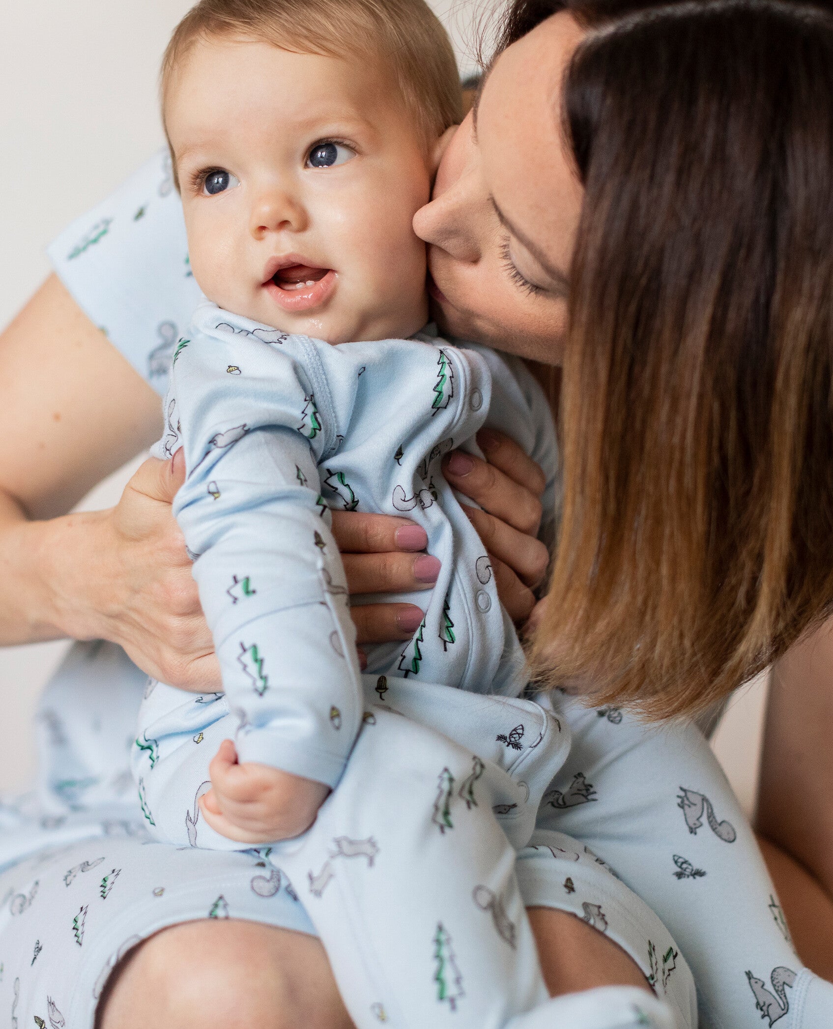 Baby Snap Footed Sleeper In Organic Cotton Hanna Andersson