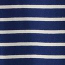 Long Sleeve Classic Fit T-Shirt in Navy/Ecru - swatch