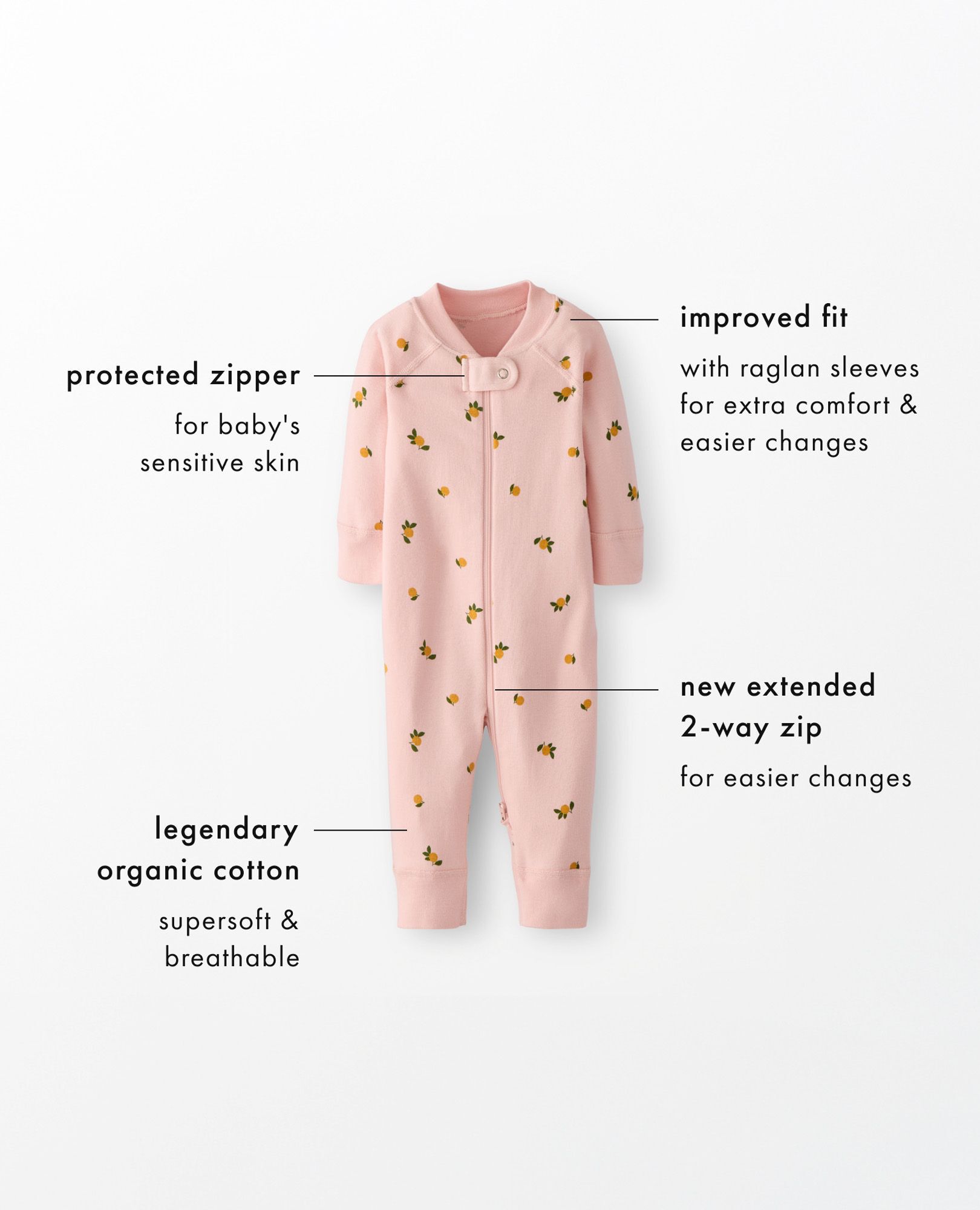 HannaJams™ Sleeper in Wild Cats on Heather Grey - main