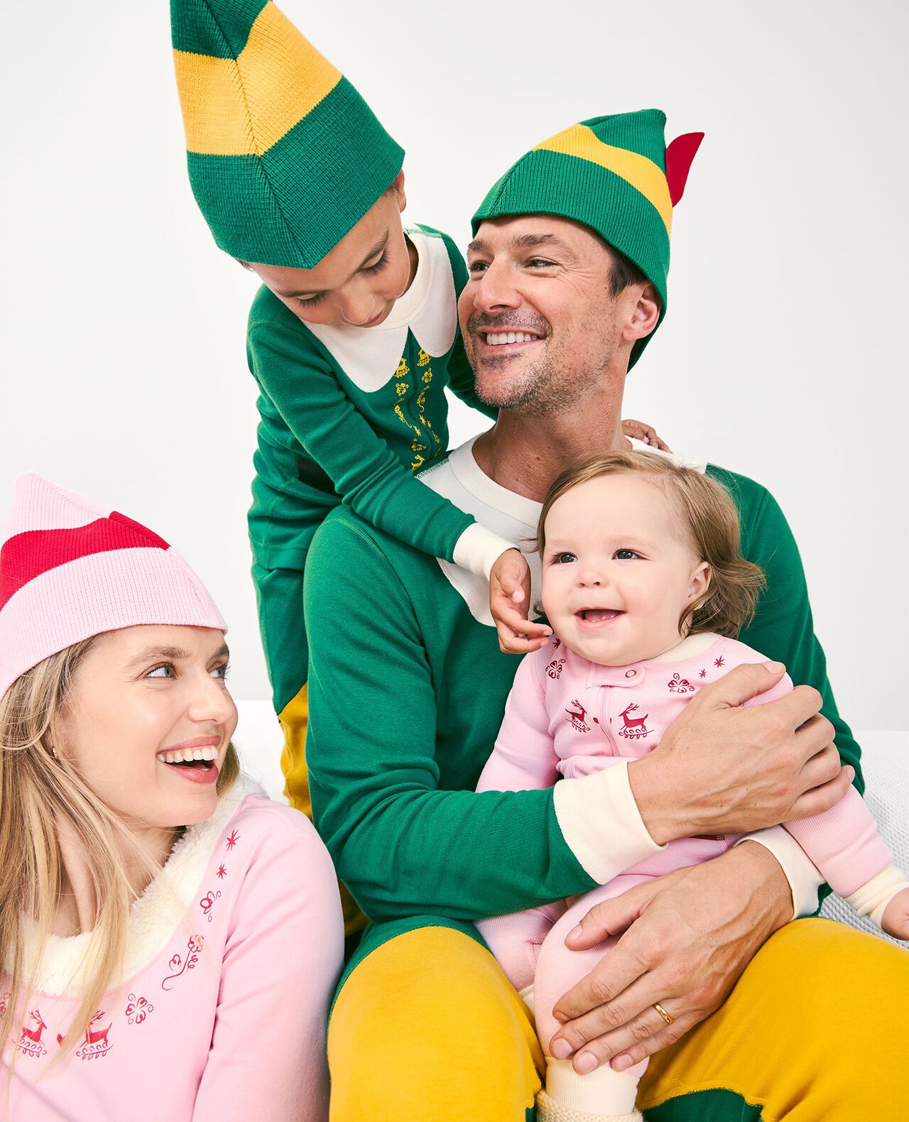 Adult Warner Bros™ Discovery Buddy the Elf Costume Long John Pajama Set in Buddy The Elf - main