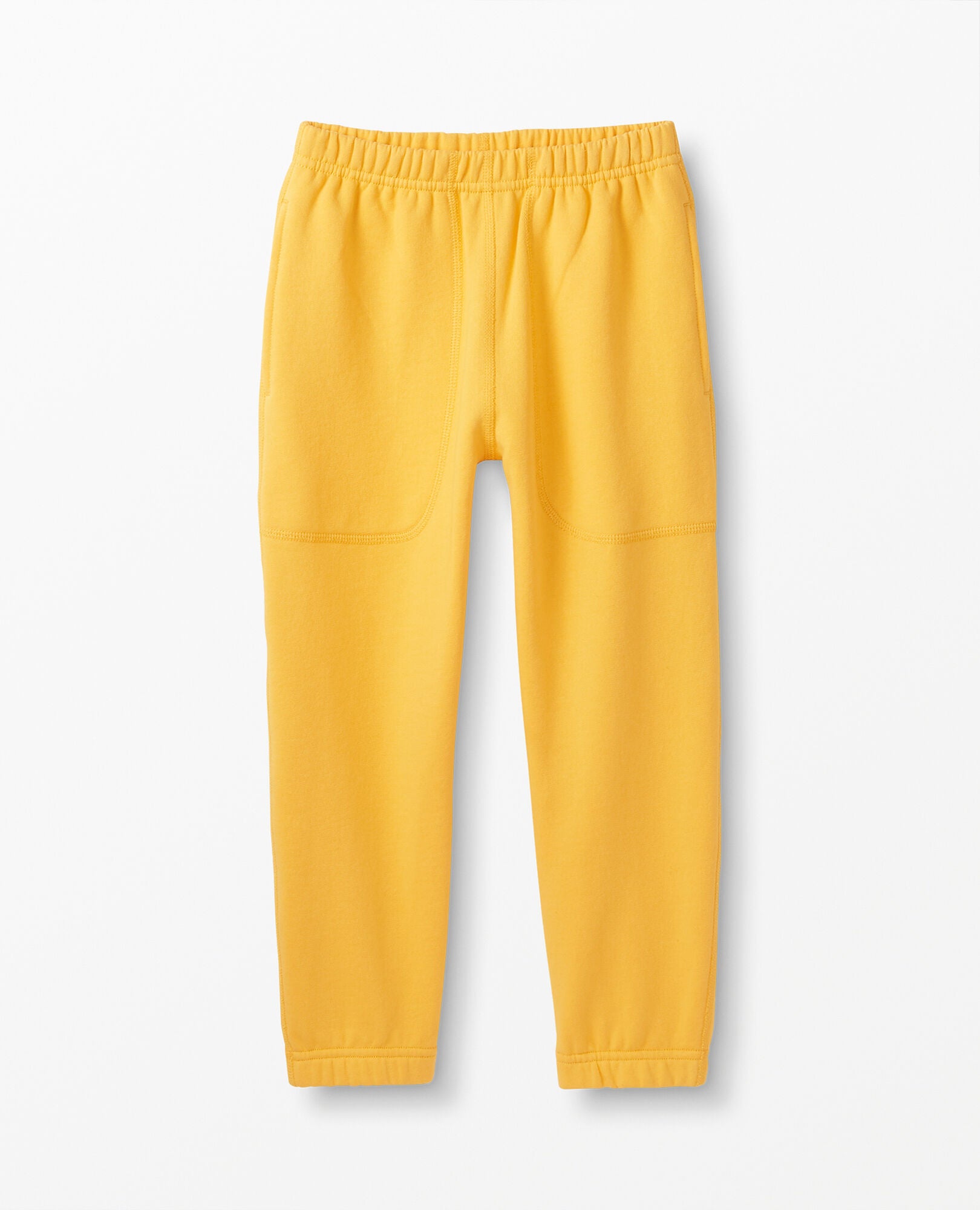 bright orange sweatpants