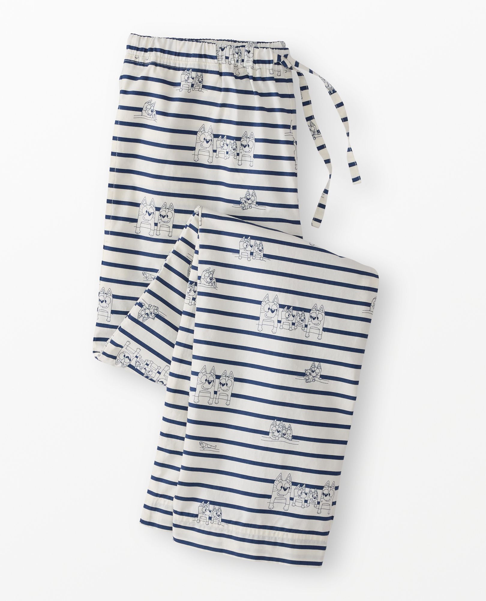 Adult Bluey Poplin Pajama Pants in Bluey Family Sleepover - main