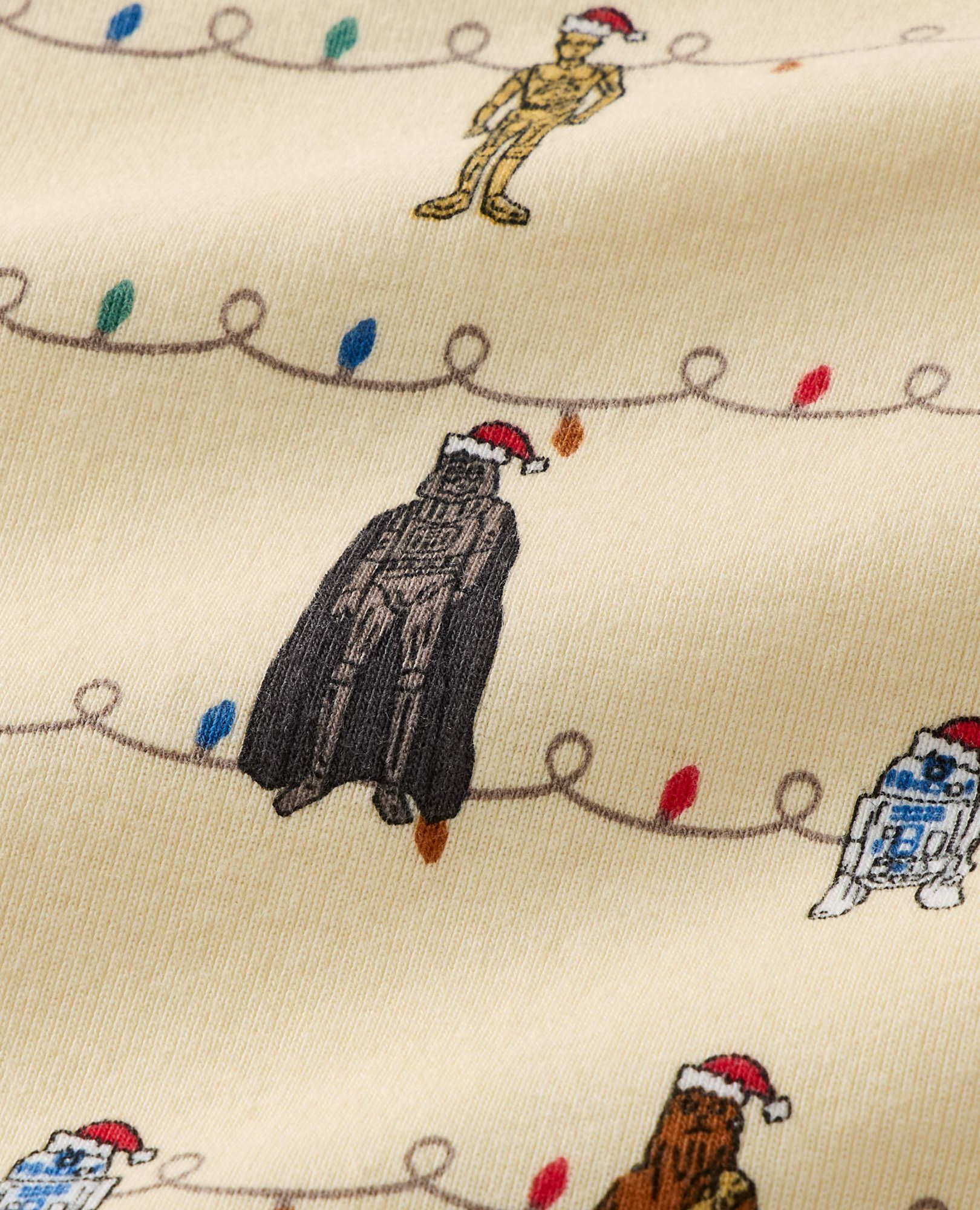 STAR WARS™ Holiday HannaJams™ Pajama Set in Star Wars String Lights - main