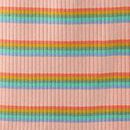 Baby Sleeveless Ribbed Shortie Romper in Blush Pink - swatch