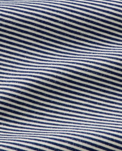 HannaSoft™ Stretch Striped Sleeper in Navy/Almond Oil - main