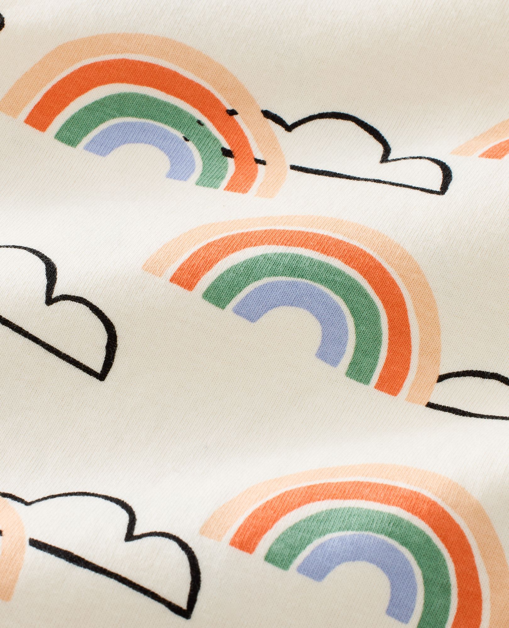 HannaJams™ Pajama Set in Rainbow Horizon - main