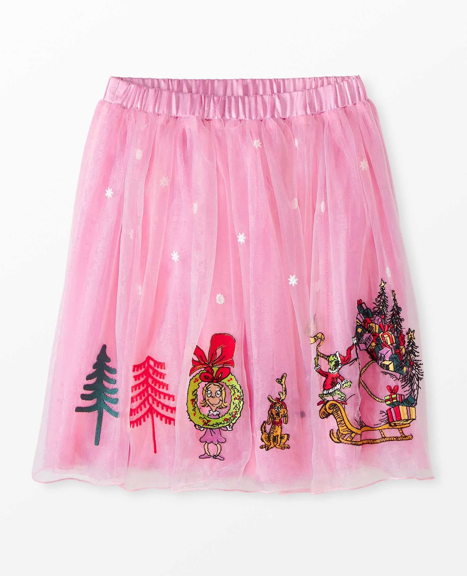 Tulle skirt embroidered outlet