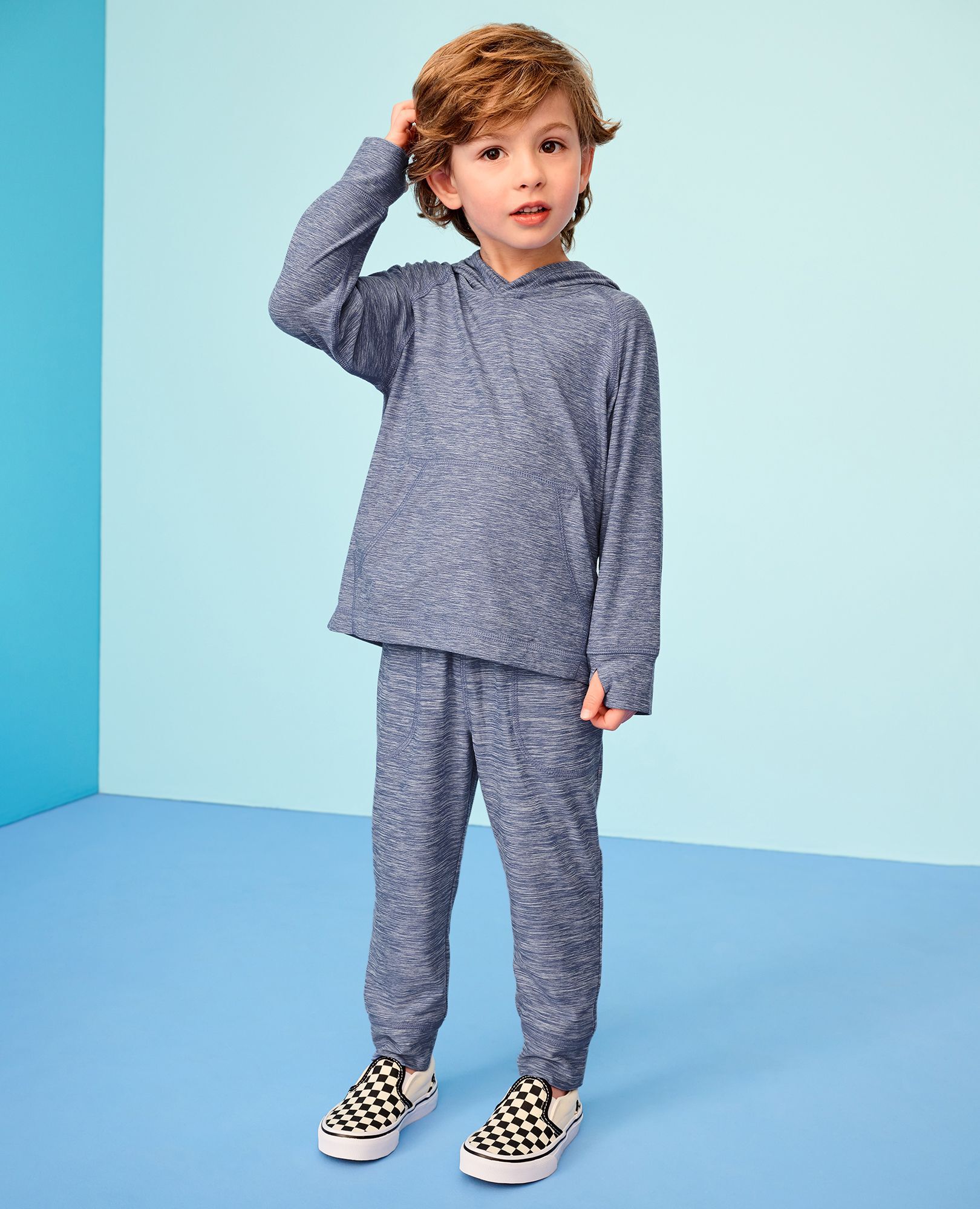 Active UV Joggers in Navy - main