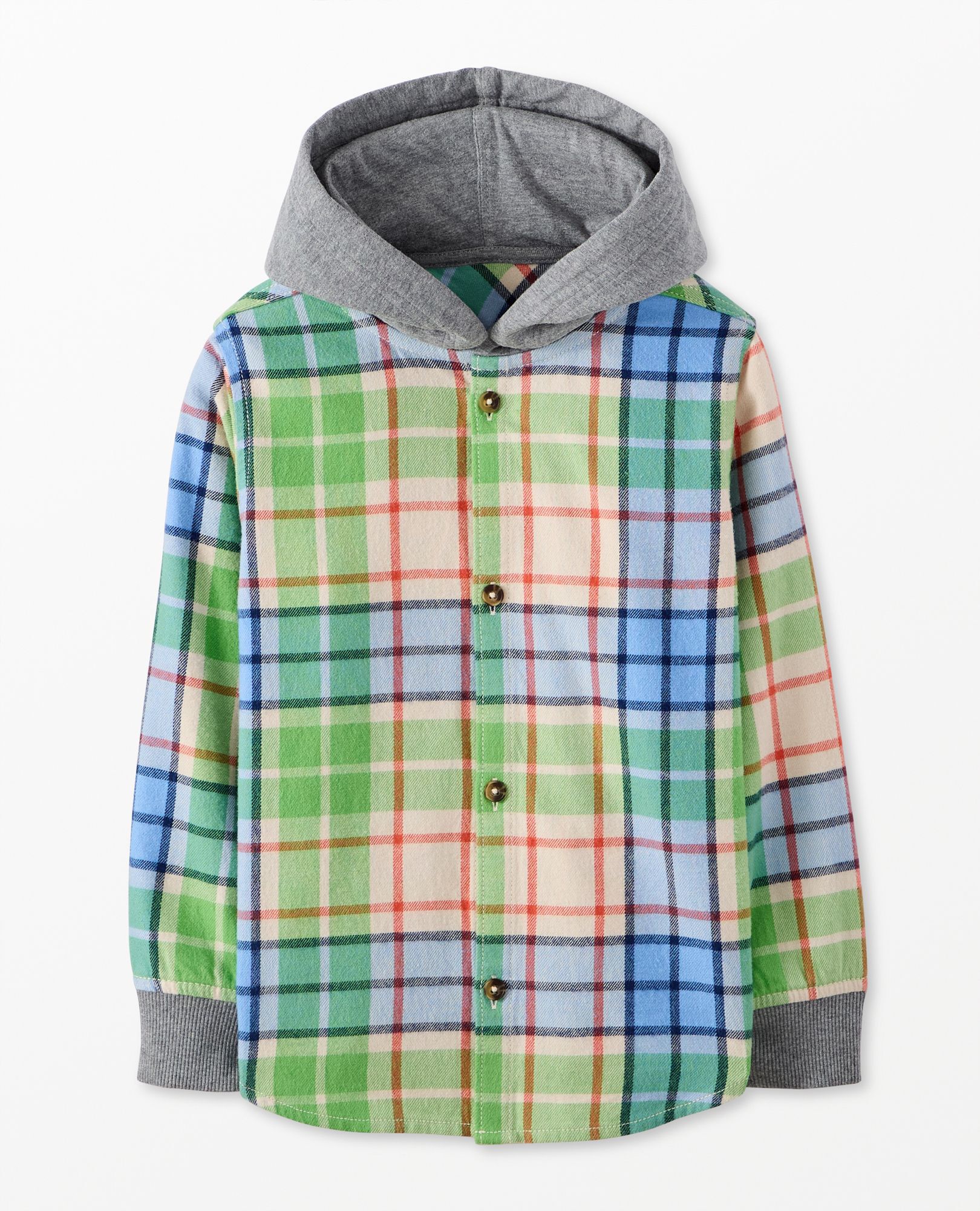 Hooded Flannel Jacket Hanna Andersson