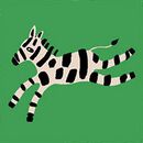 HannaJams™ Pajama Set in Roaming Zebras - swatch