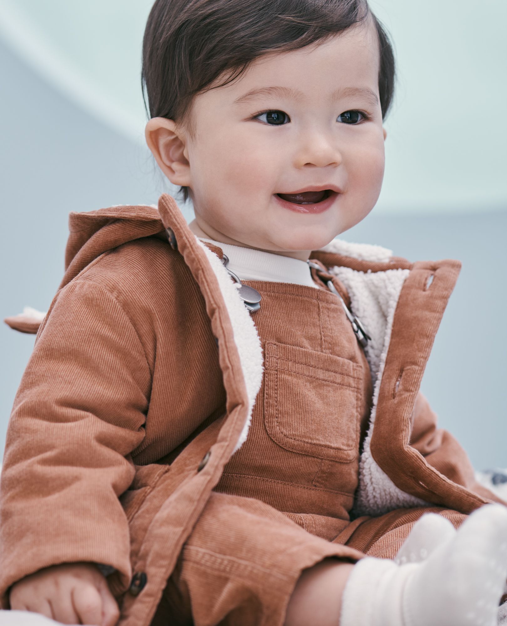Baby Corduroy Fox Hoodie Hanna Andersson