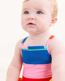 Baby Recycled Skirted One Piece Swimsuit in Rainbow - main