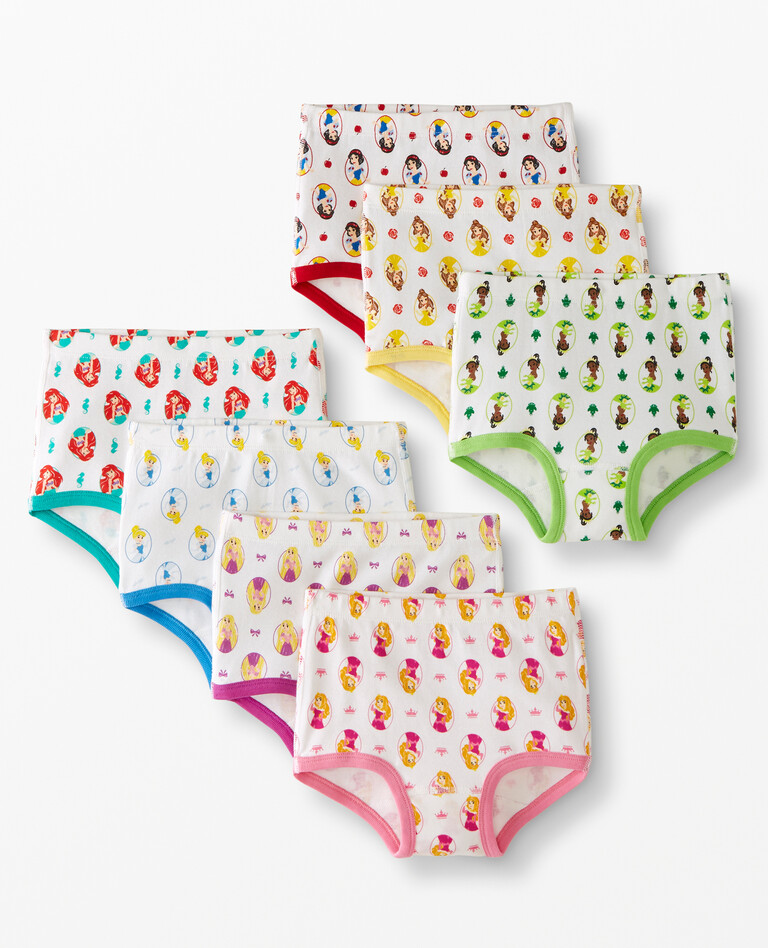 Disney Princess Toddler Girls Underwear, 3-Pack