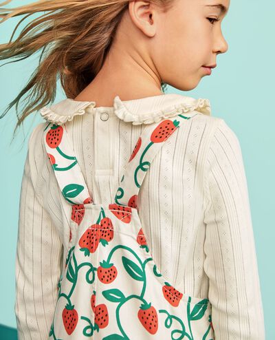 Twill Overalls in Strawberry Season - main