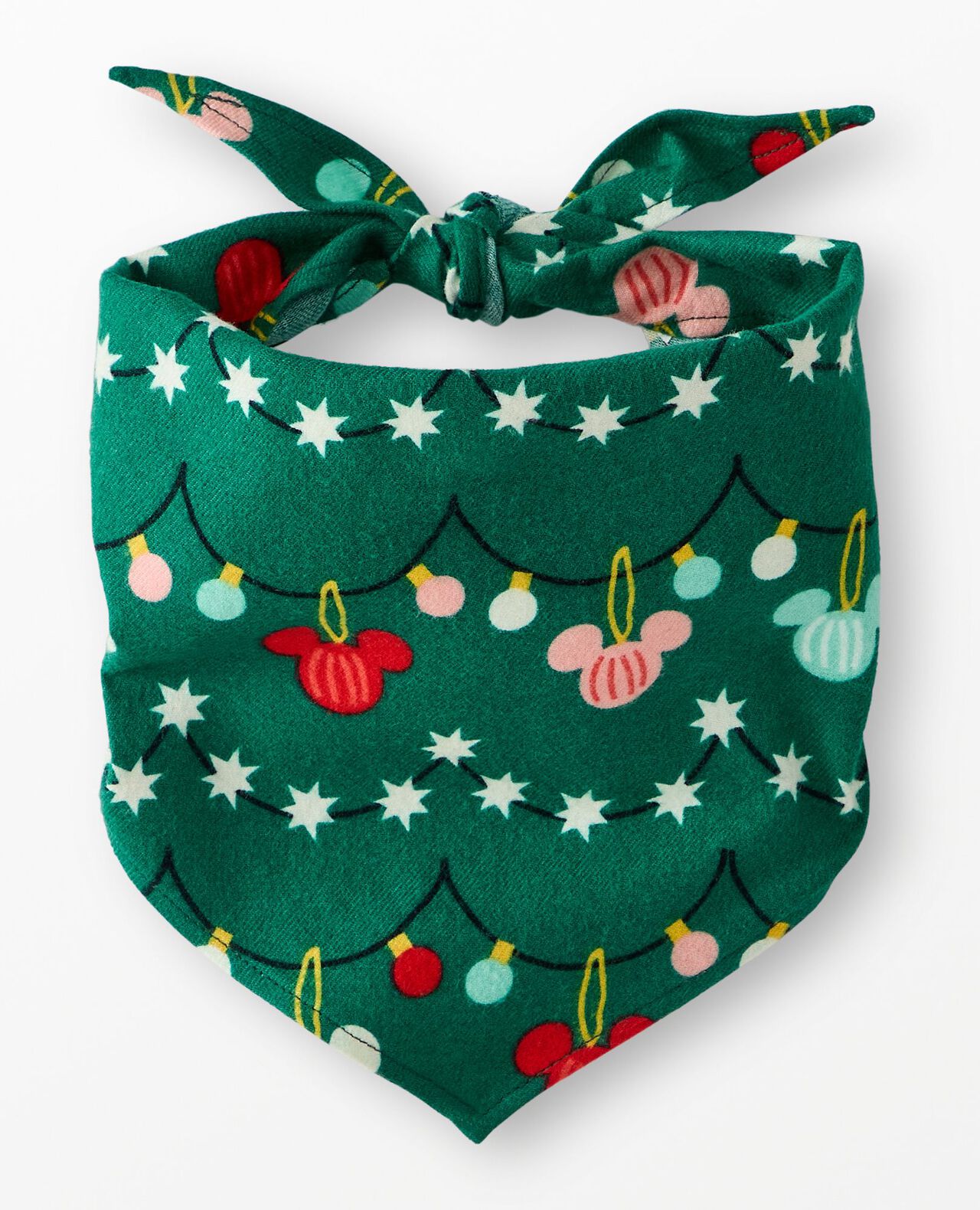 Disney Mickey Mouse Holiday Flannel Dog Bandana in Mickey Garland - main