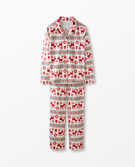 Women's Print Flannel PJ Set in Dear Deer - main