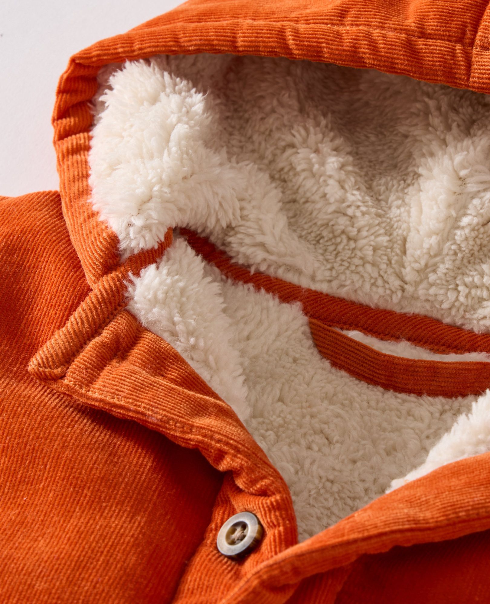 Baby Corduroy Critter Jacket in Fox - main