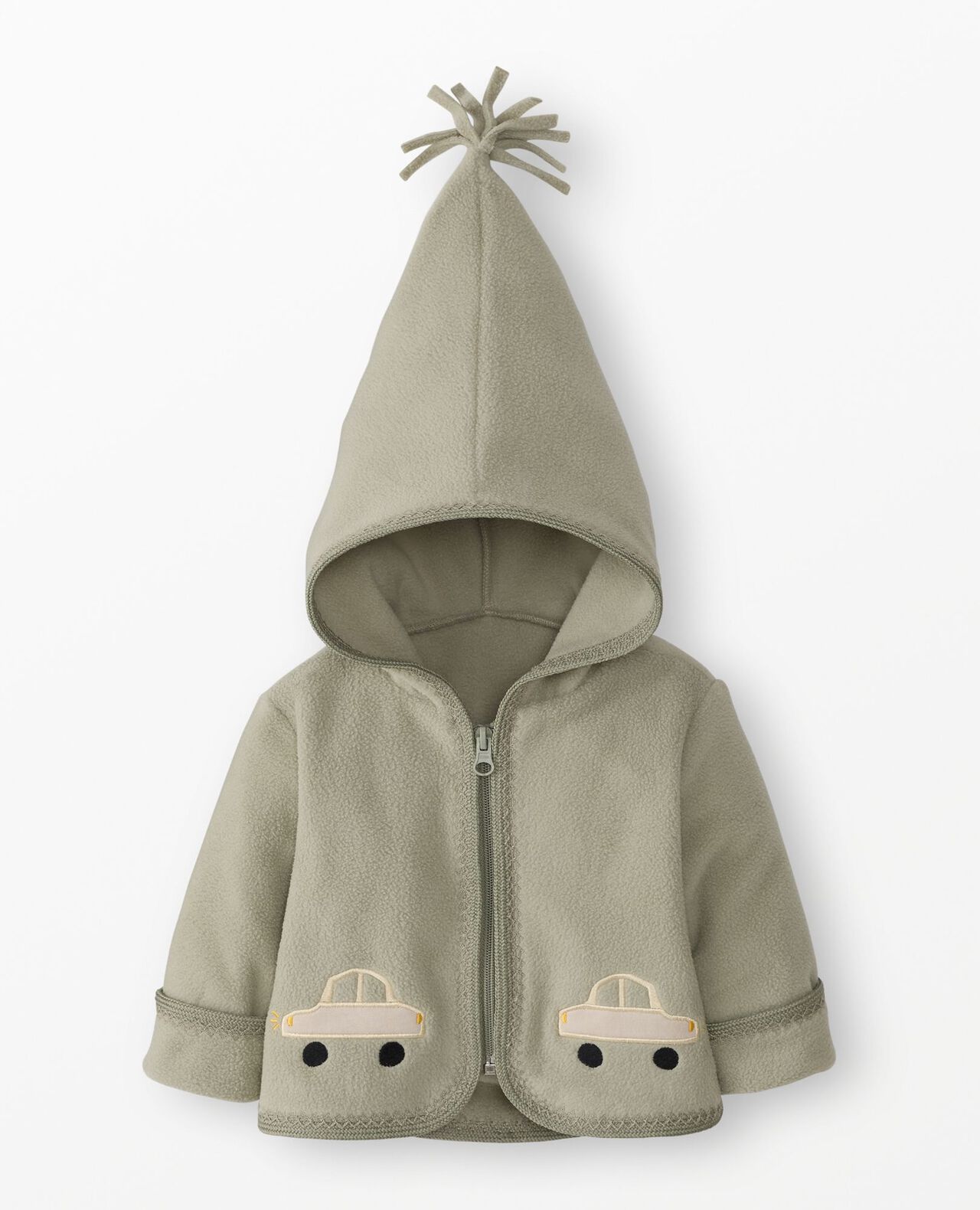 Bby Hooded Fleece Jacket in Seagrass - main