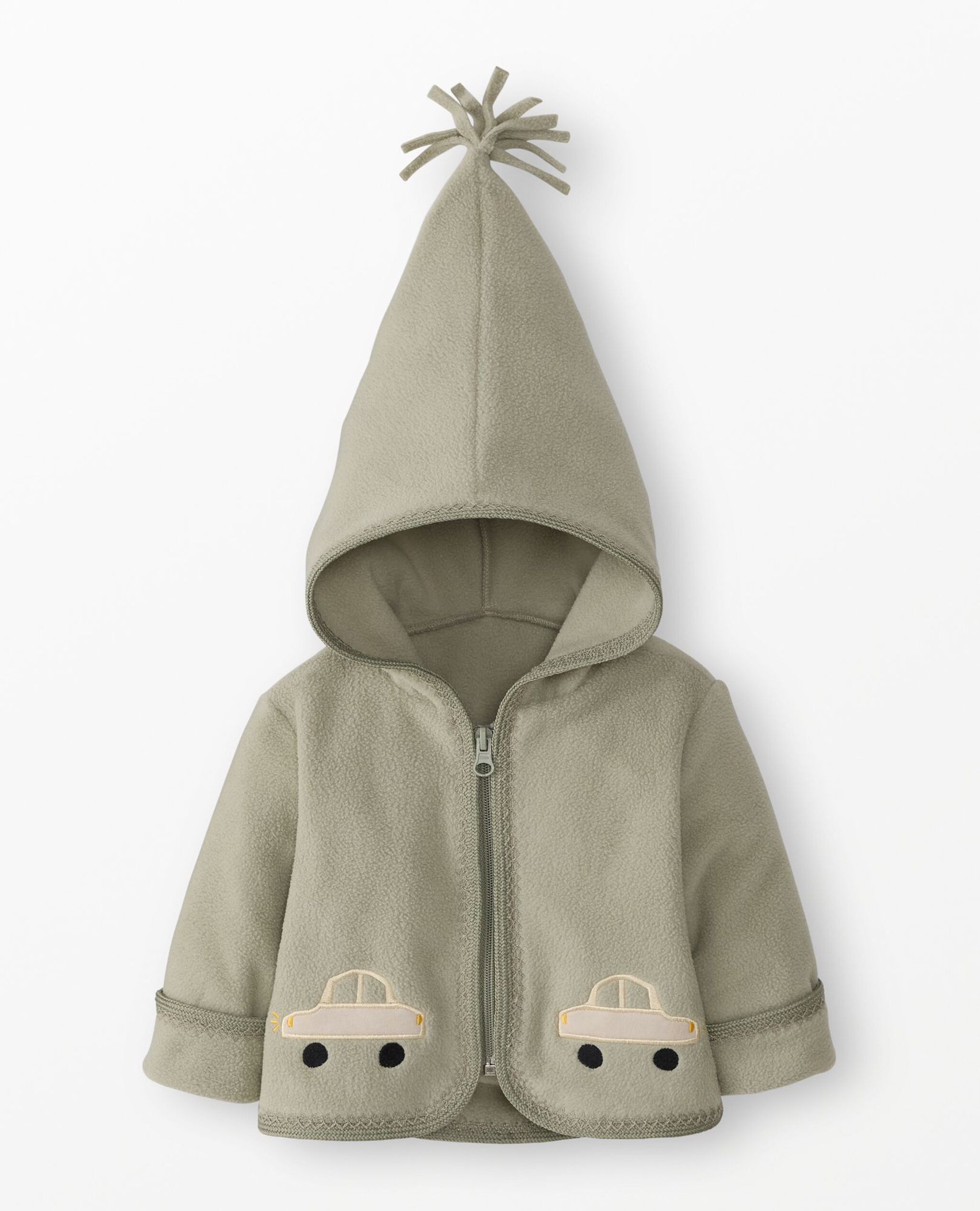 Bby Hooded Fleece Jacket in Seagrass - main
